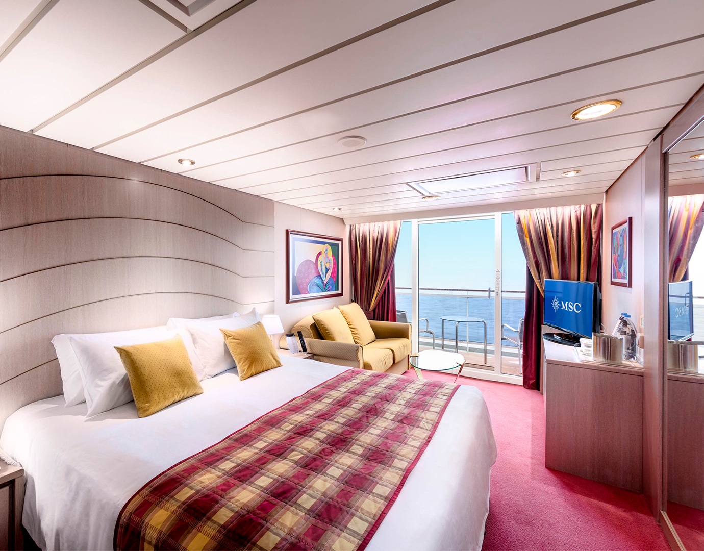 Suíte Aurea Deluxe no MSC Armonia