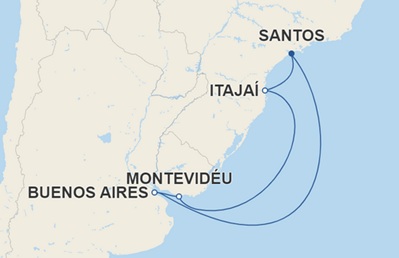 Itinerário Costa Diadema