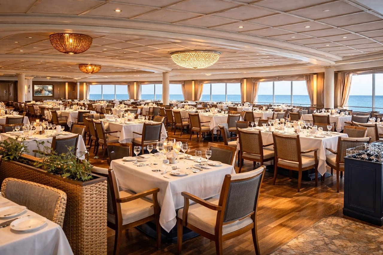 Mapa do Deck 1 do navio Buenavista