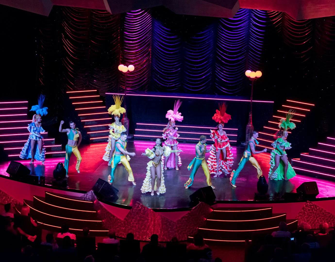 Entretenimento no navio Buenavista