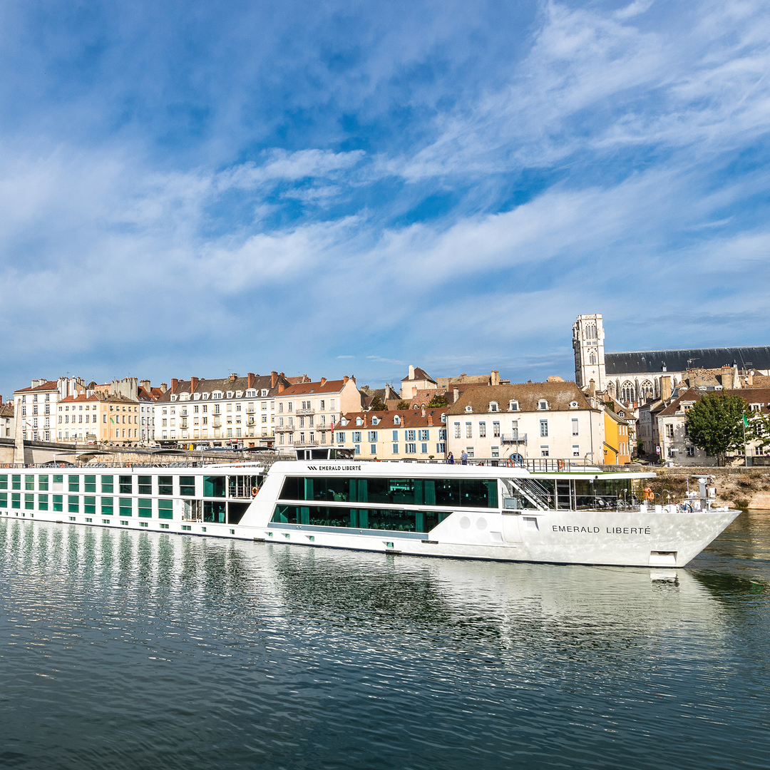 Emerald Liberté em cruzeiro fluvial de Marselha a Lyon pela Provence